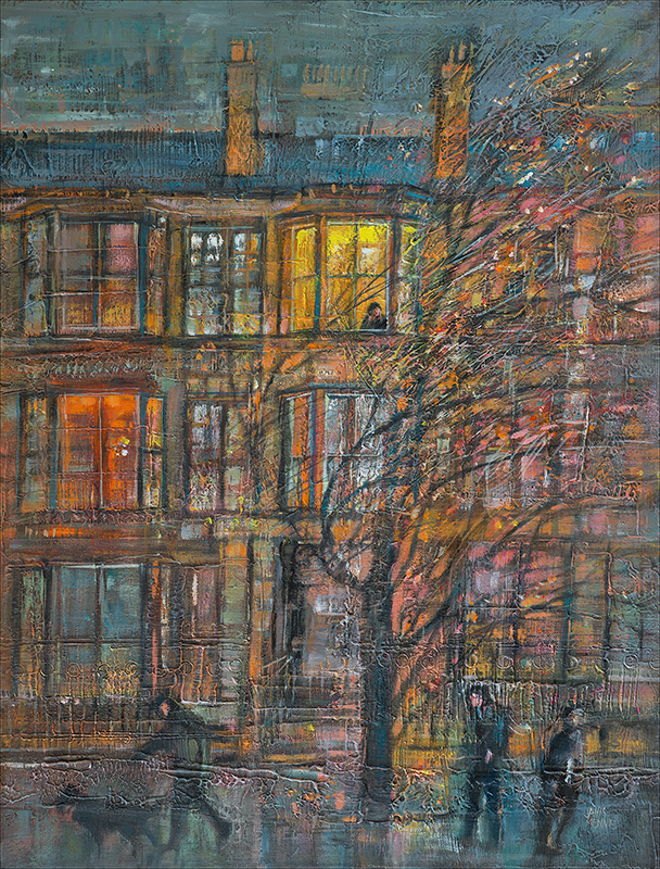 The Falling Leaves Drift Past My Window