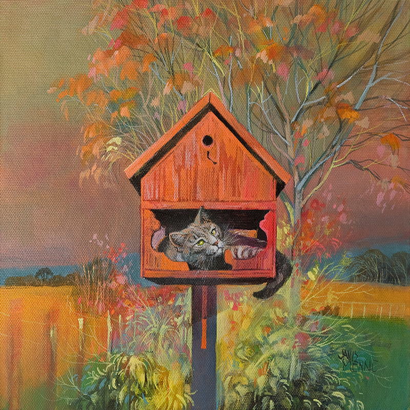 Just Keeping The Bird Table Warm